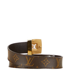 ルイ ヴィトン モノグラム ベルト サイズ:100 40 M6887W ブラウン レザー メンズ LOUIS VUITTON 【中古】