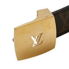 ルイ ヴィトン モノグラム ベルト サイズ:100 40 M6887W ブラウン レザー メンズ LOUIS VUITTON 【中古】