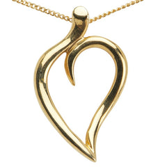 ティファニー リーフハート ネックレス K18YG イエローゴールド レディース TIFFANY&Co. 【中古】