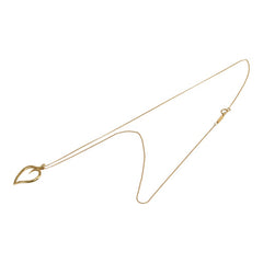 ティファニー リーフハート ネックレス K18YG イエローゴールド レディース TIFFANY&Co. 【中古】