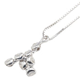 K18WG ホワイトゴールド ダイヤ0.15ct ペンダントネックレス レディース 【中古】