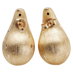 K18YG イエローゴールド ドロップ 雫 スタッドピアス レディース 【中古】