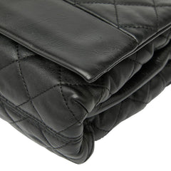 シャネル マトラッセ ココマーク チェーン ショルダーバッグ ブラック ラムスキン レディース CHANEL 【中古】