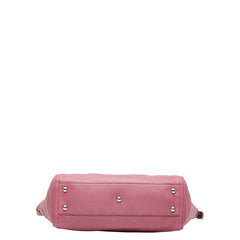 グッチ ソーホー タッセル ショルダーバッグ トートバッグ 282307 ピンク レザー レディース GUCCI 【中古】