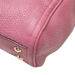 グッチ ソーホー タッセル ショルダーバッグ トートバッグ 282307 ピンク レザー レディース GUCCI 【中古】