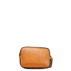 ルイ ヴィトン モノグラム プチノエ 肩掛け ショルダーバッグ M42226 ブラウン PVC レザー レディース LOUIS VUITTON 【中古】