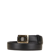 カルティエ ベルト サイズ:110 43 ブラック レザー メンズ CARTIER 【中古】