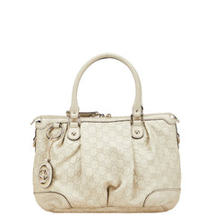 グッチ グッチシマ スーキー ハンドバッグ 247902 アイボリー レザー レディース GUCCI 【中古】