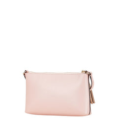 ケイトスペード タッセル 斜め掛け ショルダーバッグ ピンク レザー レディース Kate Spade 中古