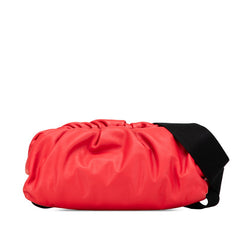 ボッテガヴェネタ ザ ポーチ ボディバッグ レッド ブラック レザー レディース BOTTEGAVENETA 【中古】