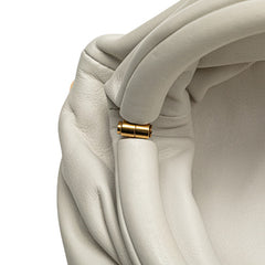 ボッテガヴェネタ ザ チェーンポーチ ボディバッグ ウエストバッグ オフホワイト ゴールド レザー レディース BOTTEGAVENETA 【中古】