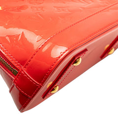 ルイ ヴィトン モノグラム ヴェルニ アルマBB ハンドバッグ ショルダーバッグ 2WAY M91698 ルージュグルナディーヌ レッド パテントレザー レディース LOUIS VUITTON 【中古】