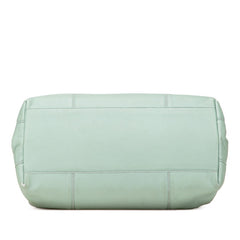 ボッテガヴェネタ イントレチャート ローマ ハンドバッグ グリーン系 レザー レディース BOTTEGAVENETA 【中古】