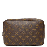 ルイ ヴィトン モノグラム トゥルース トワレット23 セカンドバッグ クラッチバッグ M47524 ブラウン PVC レザー レディース LOUIS VUITTON 【中古】