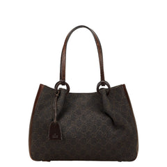 グッチ GGキャンバス ハンドバッグ 101919 ブラウン キャンバス レザー レディース GUCCI 【中古】