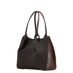 グッチ GGキャンバス ハンドバッグ 101919 ブラウン キャンバス レザー レディース GUCCI 【中古】