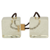 ルイ ヴィトン ヘアキューブ アンクルージョン ヘアアクセサリー ヘアゴム クリーム イエロー プラスチック レディース LOUIS VUITTON 【中古】