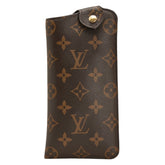 ルイ ヴィトン モノグラム エテュイリュネットMM メガネケース 小物入れ M66544 ブラウン PVC レディース LOUIS VUITTON 【中古】