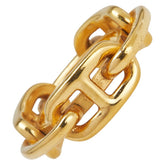 エルメス ルカデ シェーヌダンクル スカーフリング ゴールド メッキ レディース HERMES 【中古】