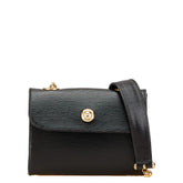 クロエ ミニバッグ チェーン ショルダーバッグ ミラー付き ブラック レザー レディース Chloe 【中古】