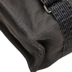 エルメス エールライン アドMM リュック バックパック グレー キャンバス レディース HERMES 【中古】