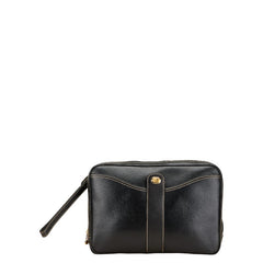 ダンヒル セカンドバッグ クラッチバッグ ブラック レザー レディース Dunhill 【中古】