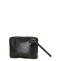 ダンヒル セカンドバッグ クラッチバッグ ブラック レザー レディース Dunhill 【中古】