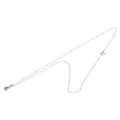 K18WG ホワイトゴールド クオーツ ダイヤ ペンダントネックレス レディース 【中古】