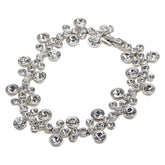 ジバンシー ラインストーン ブレスレット シルバー メタル レディース Givenchy 【中古】