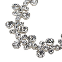 ジバンシー ラインストーン ブレスレット シルバー メタル レディース Givenchy 【中古】