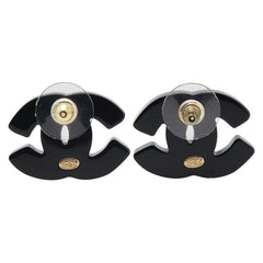 シャネル ココマーク スタッドピアス レッド ピンク プラスチック レディース CHANEL 【中古】