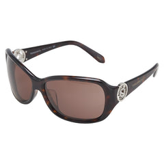 ティファニー アトラス ラインストーン サングラス TF4003-B ブラウン プラスチック レディース TIFFANY&Co. 【中古】