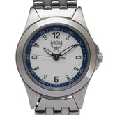 エム シー エム 腕時計 クオーツ ホワイト文字盤 ステンレススチール レディース MCM 【中古】