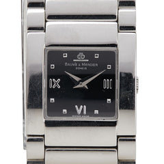 ボーム&メルシェ キャットウォーク 腕時計 MV045219 クオーツ ブラック文字盤 ステンレススチール レディース Baume & Mercier 【中古】