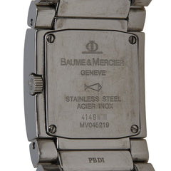 ボーム&メルシェ キャットウォーク 腕時計 MV045219 クオーツ ブラック文字盤 ステンレススチール レディース Baume & Mercier 【中古】