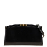 ディオール CDロゴ ワンショルダーバッグ ブラック レザー レディース Dior 【中古】