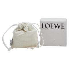 ロエベ メカノピン ブローチ ゴールド パープル メッキ レザー レディース LOEWE 【中古】