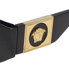 ヴェルサーチェ メデューサ サングラス MOD420/C ブラック プラスチック レディース VERSACE 【中古】