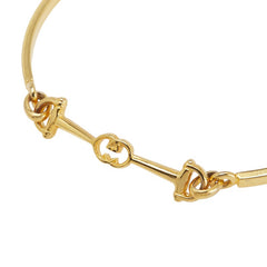 グッチ ホースビット GG ブレスレット ゴールド メッキ レディース GUCCI 【中古】