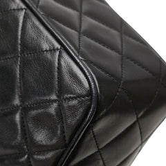 シャネル マトラッセ ココマーク ショルダーバッグ ブラック ゴールド ラムスキン レディース CHANEL 【中古】