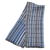 ルイ ヴィトン モノグラム マドラス エトール ストール M75580 ライトブルー マルチカラー コットン レディース LOUIS VUITTON 【中古】