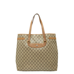 グッチ GGスプリーム トートバッグ 3902061 ブラウン PVC レザー レディース GUCCI 【中古】