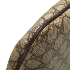 グッチ GGスプリーム ハンドバッグ トートバッグ 117551 ブラウン PVC レザー レディース GUCCI 【中古】