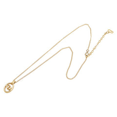 ディオール CDロゴ ペンダントネックレス ゴールド メッキ レディース Dior 【中古】