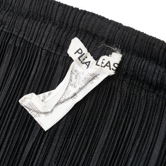 プリーツプリーズ プリーツ スカート ロングスカート サイズ:1 ブラック ポリエステル レディース PLEATS PLEASE 【中古】