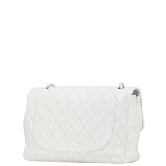 シャネル マトラッセ ココマーク チェーン ショルダーバッグ ホワイト ラムスキン レディース CHANEL 【中古】