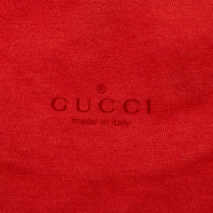グッチ Tシャツ サイズ:M レッド コットン レディース GUCCI 【中古】