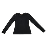 ロエベ Tシャツ 長袖 カットソー サイズ:M ブラック ナイロン ポリウレタン レディース LOEWE 【中古】