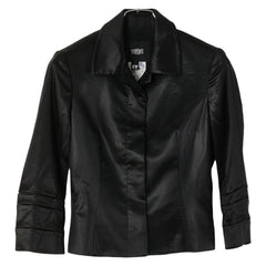 ヴェルサーチェ JEANS COUTURE ジャケット サイズ:26/40 ブラック アセテート ポリアミド レディース VERSACE 【中古】