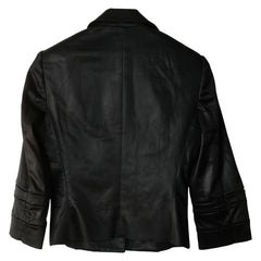 ヴェルサーチェ JEANS COUTURE ジャケット サイズ:26/40 ブラック アセテート ポリアミド レディース VERSACE 【中古】